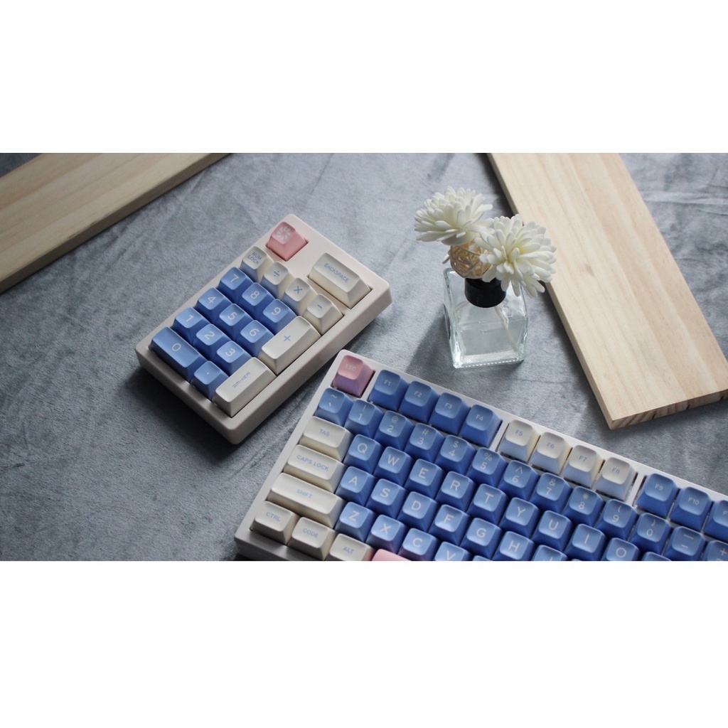 172 Phím Gift Keycap SA Profile cô gái dễ thương ABS Double Shot Bàn phím cơ Keycaps