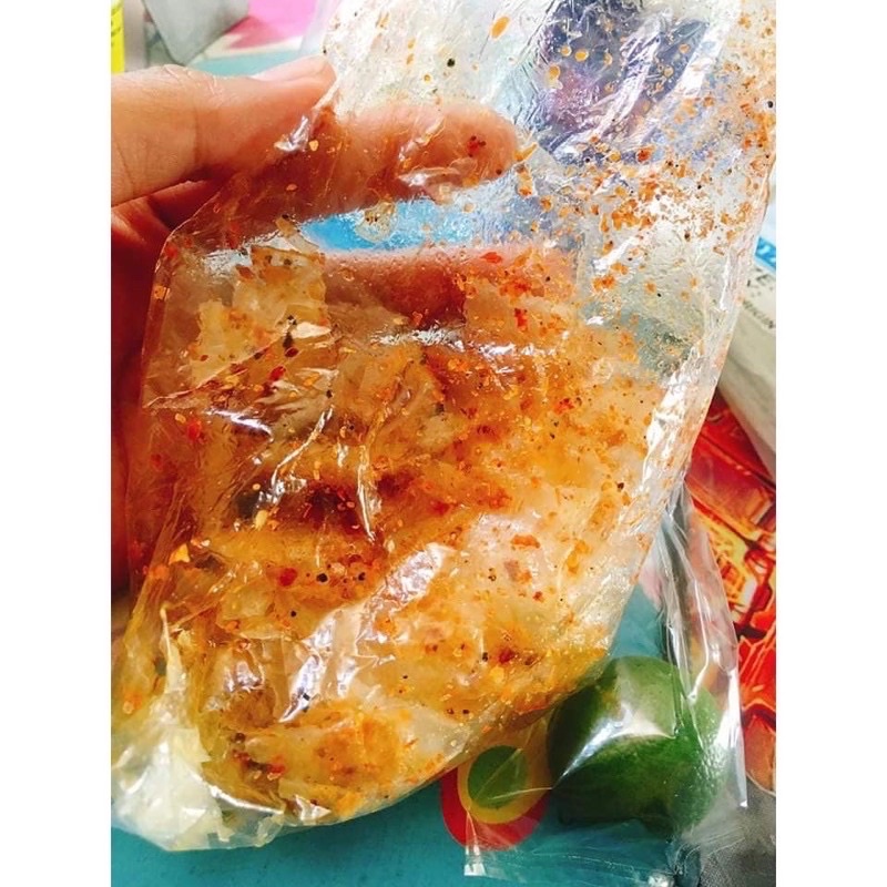 Bánh tráng phơi sương dầu sate xâu - Chuẩn Tây Ninh