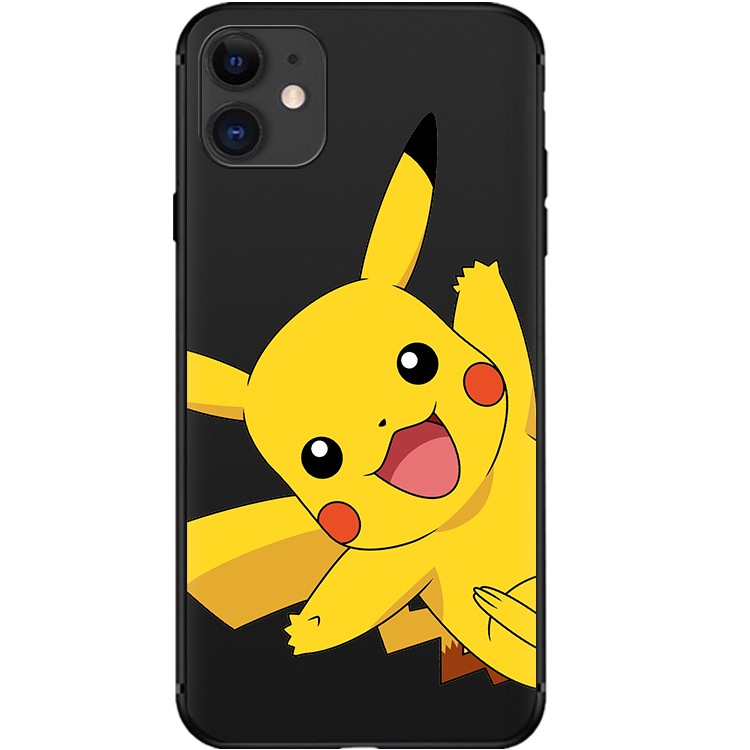 Ốp Điện Thoại Chống Sốc In Hình Pikachu Cho Iphone 13 Pro 11 Pro Max Xr 6s 7 8 Plus 12 Mini 14 Pro Xs Max