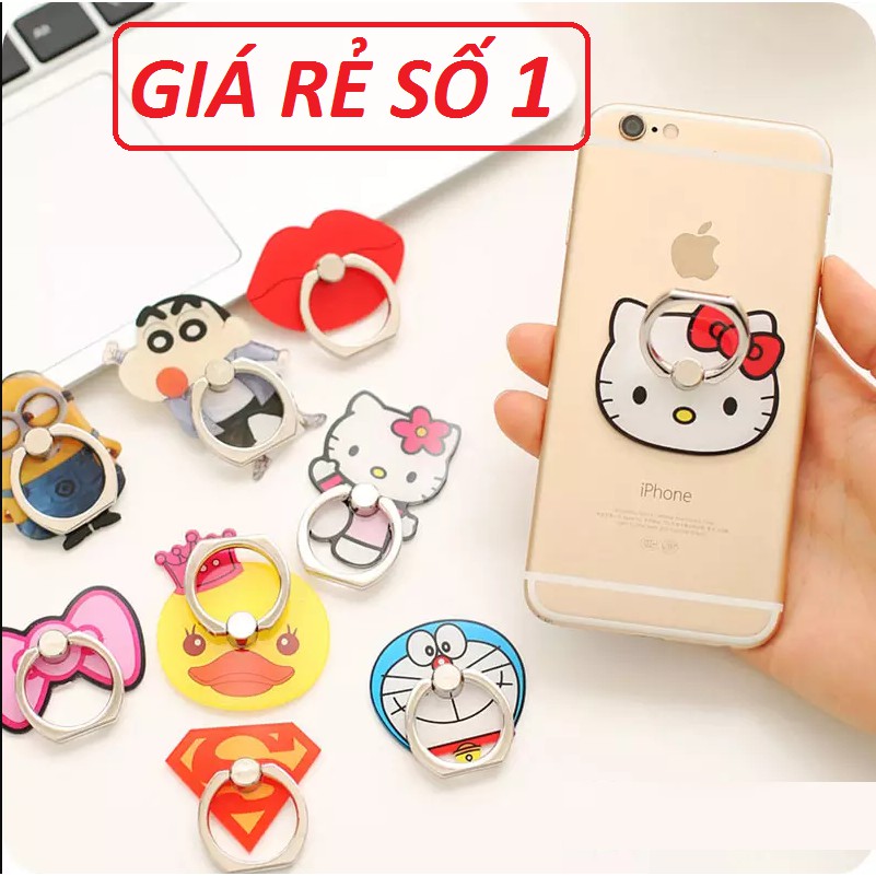 [ BÁN 1 ĐƠN CHỈ 1K ] Nhẫn Đỡ Điện Thoại Iring, giá đỡ điện thoại cute| GIAO HÌNH NGẪU NHIÊN NHÉ