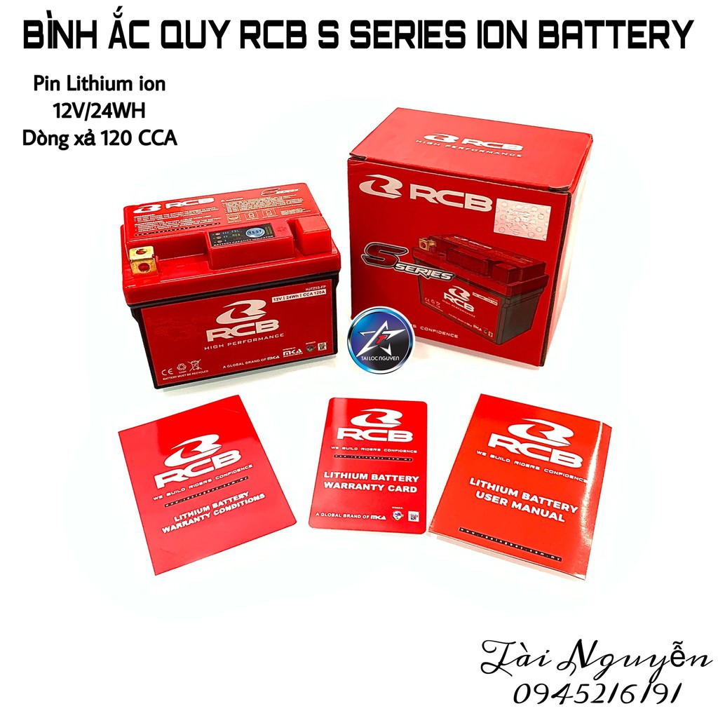 BÌNH ẮC QUY RACINGBOY S SERIES CHÍNH HÃNG