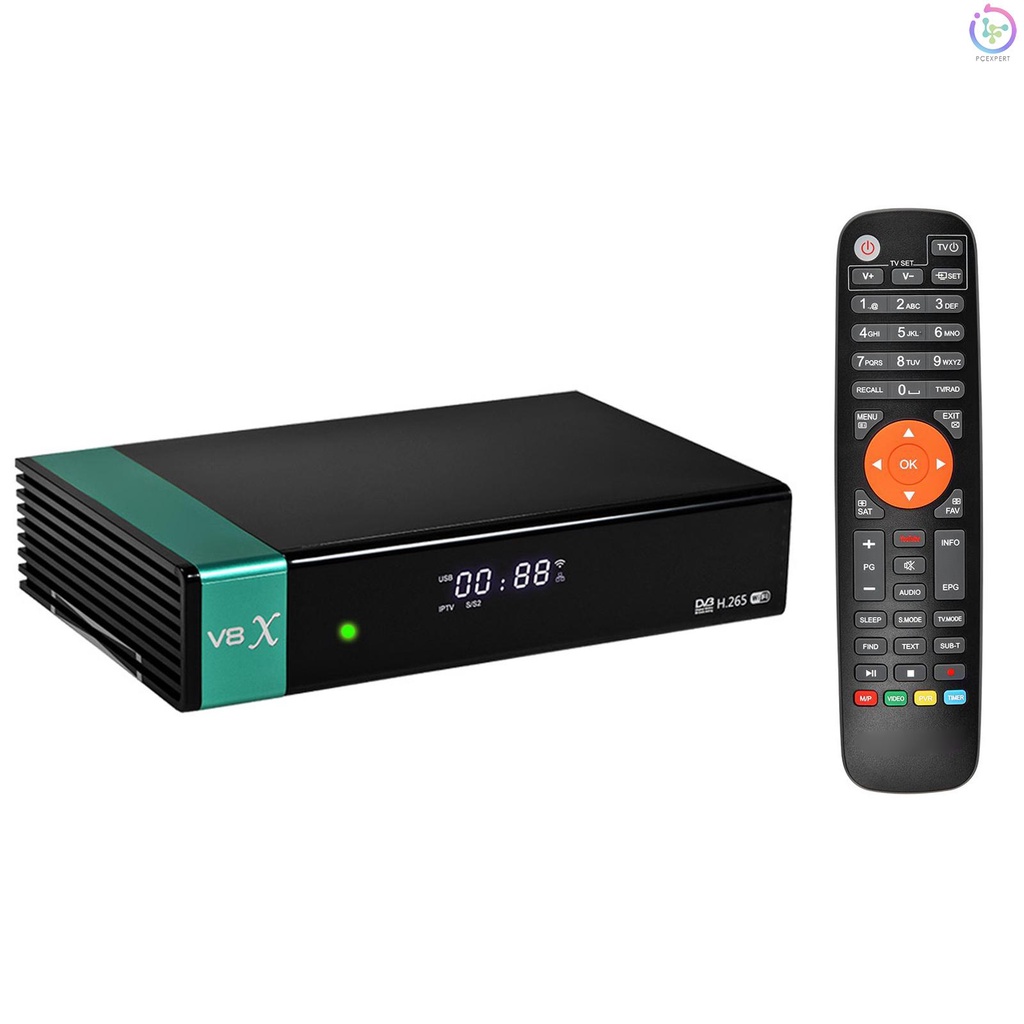 Thiết Bị Thu Tín Hiệu Kỹ Thuật Số V8X DVB-S/S2/S2X FTA Full HD 1080P Kết Nối WiFi H.265 V8 Nova