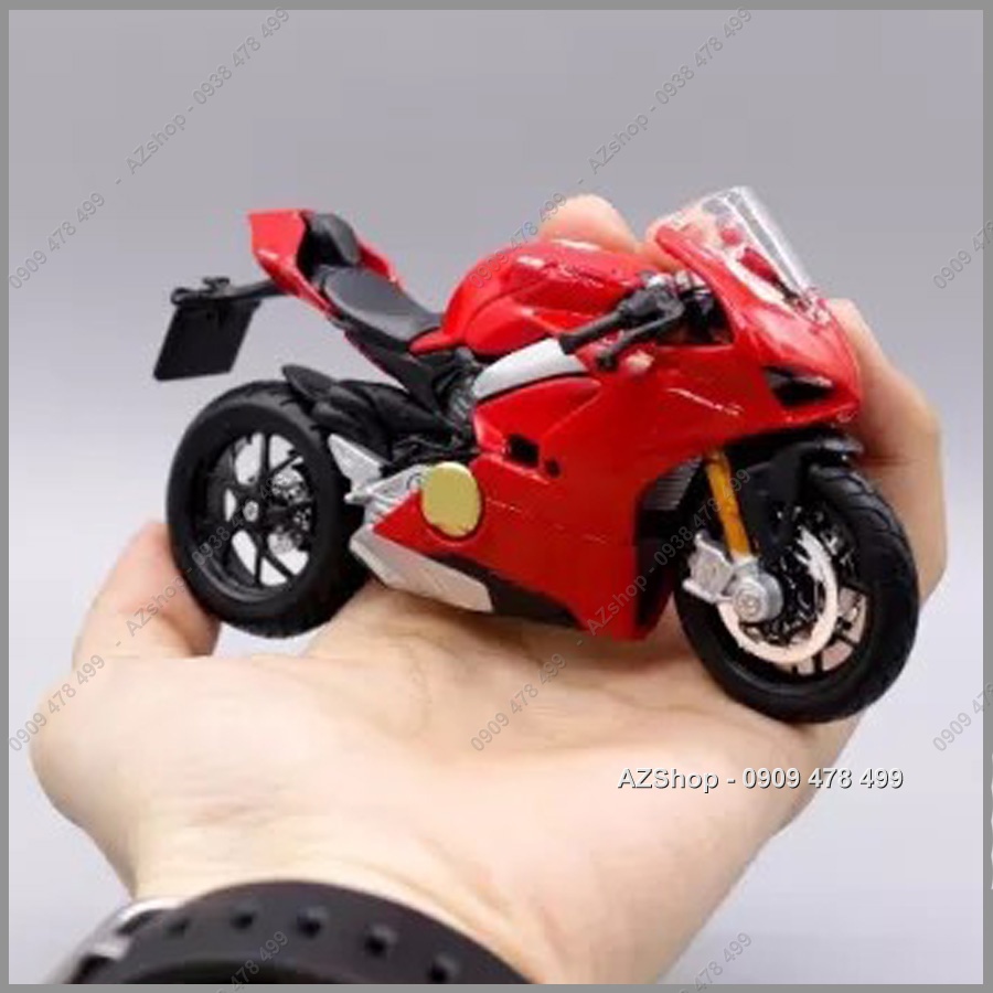 Xe Mô Hình Moto Ducati Panigale V4 Tỉ Lệ 1:18 - Bburago - 8788