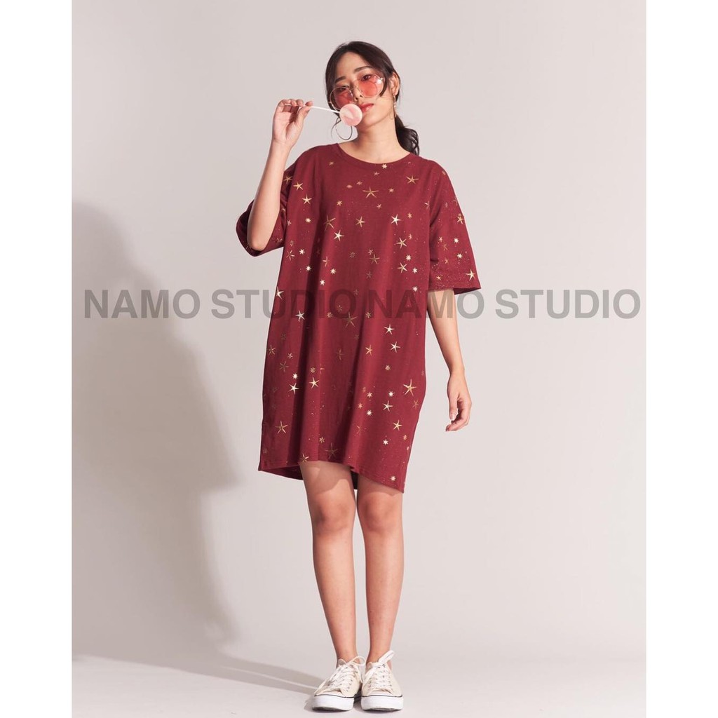 [ HOT - ẢNH THẬT] Đầm Thun Namo Phom Suông Thái Lan Freesize NM002 | Shopee Việt Nam