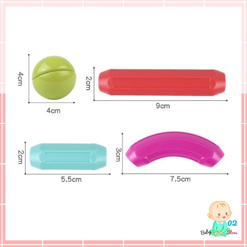 Bộ xếp hình nam châm 64 chi tiết cao cấp cho bé (6m+)