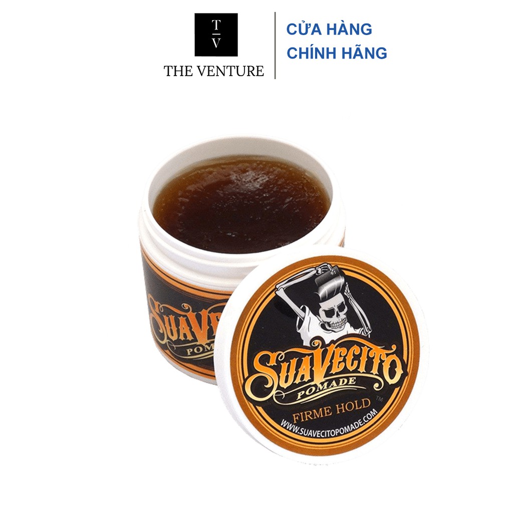 [Mã COS0505 giảm 8% đơn 300K] Sáp Vuốt Tóc Nam Suavecito Pomade Firme Hold Pomade Chính Hãng - 113 Gram