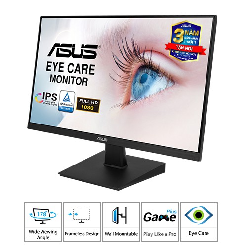 Màn Hình Asus VA24EHE 23.8&quot; Full HD (1920x1080) IPS Bảo Vệ Mắt - Hàng Chính Hãng