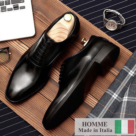Giày Homme Marlborough - Oxford Italian Leather Shoes