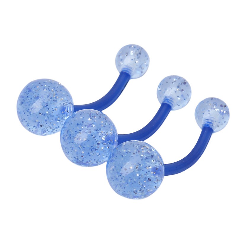 Set 20 khuyên rốn hình tròn bằng nhựa 0.31 &quot;