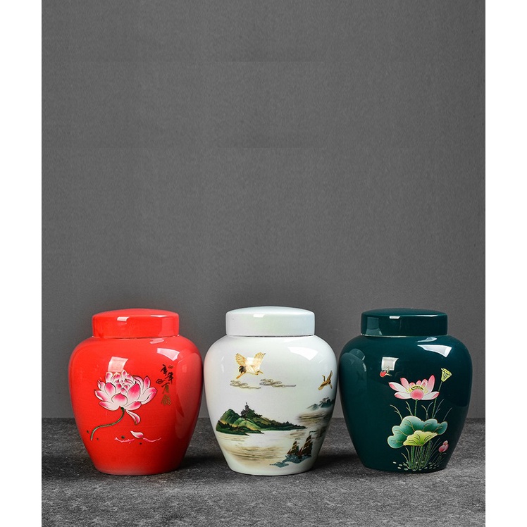 Hũ, Bình đựng trà bằng sứ dùng tích 750 ml