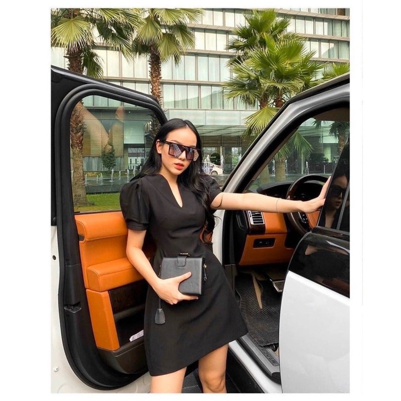 Đầm xòe BLAPINK thiết kế cổ tim - GALIC DRESS T182