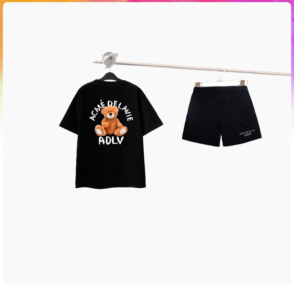 Quần áo trẻ em ADLV, Bộ đồ cho bé từ 1 đến 10 tuổi cho bé Gấu Bộ