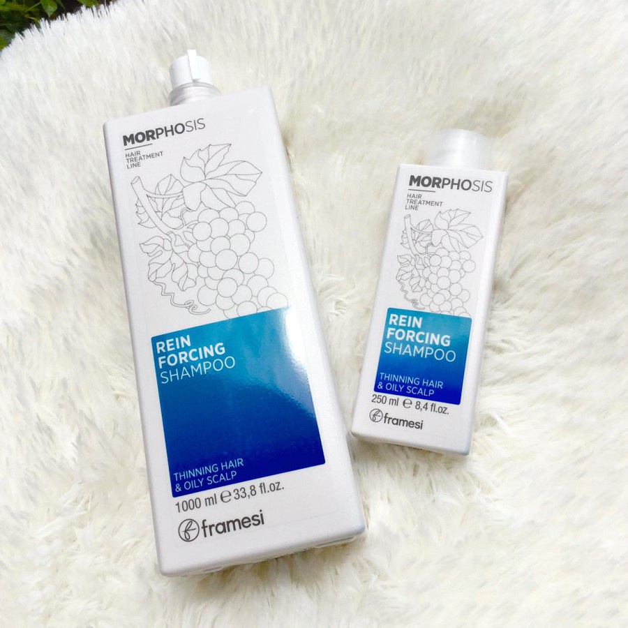Dầu gội ngăn rụng tóc, kích thích mọc tóc  Framesi Morphosis Reinforcing Shampoo 1000ml