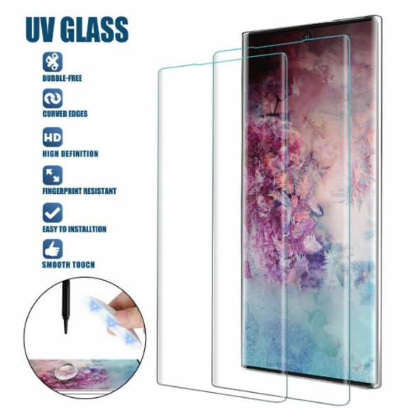 Kính cường lực UV dành cho Samsung Note 10/ Note 10 Plus full màn hình trong suốt