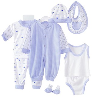 Set 8 món quần áo cho bé sơ sinh