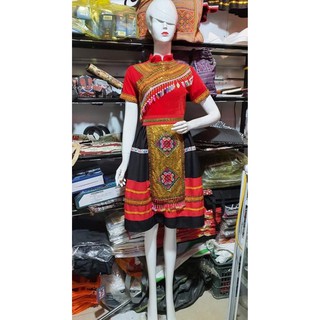 [COMBO VÁY +MŨ] - TRANG PHỤC VÁY THỔ CẨM DÂN TỘC H'MÔNG