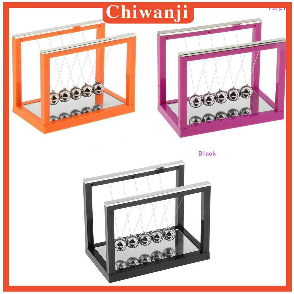 Nôi Em Bé Newton Với 5 Quả Bóng Cân Bằng Kim Loại Để Bàn Trang Trí Nhà Cửa / Văn Phòng