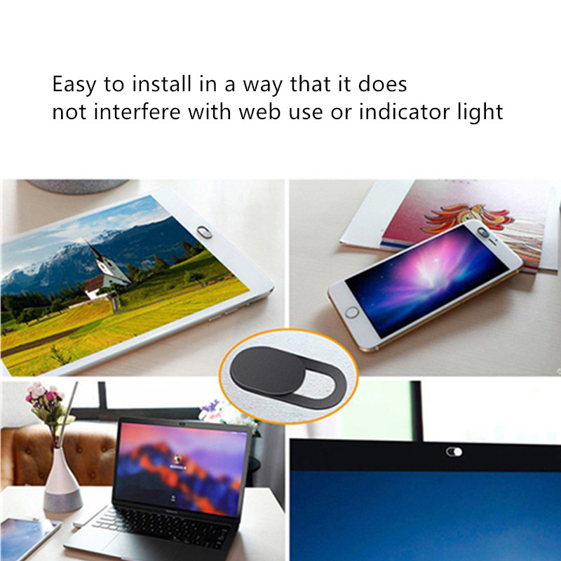 [Ready Stock] 2pcs/Set Camera Cover For Laptops Ipad Macbook Pc Tablet Shutter Magnet Slider Mobile Phone Lens Webcam Lenses Privacy Sticker Laptop Protector