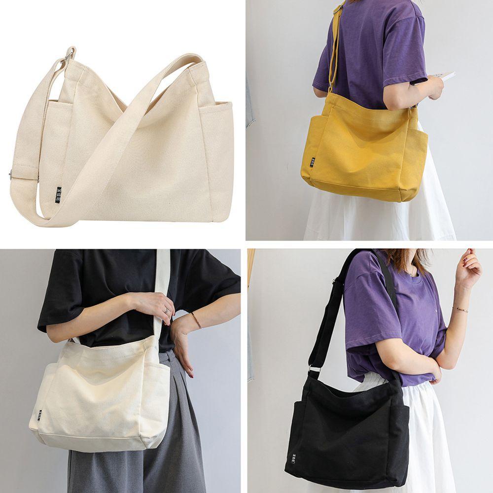 Túi Đeo Vai Chất Cotton Thời Trang Trẻ Trung