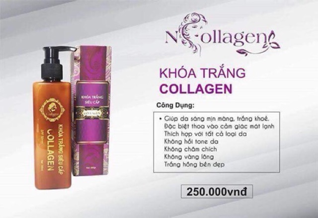 Tắm trắng Collagen (khoá trắng vĩnh viễn an toàn hiệu quả)