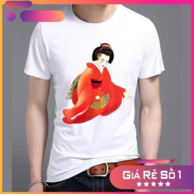 [ÁO THUN IN ĐỒNG GIÁ 65K TOÀN SHOP] - [GIẢM SẬP SÀN] Áo thun nam nữ geisha 18