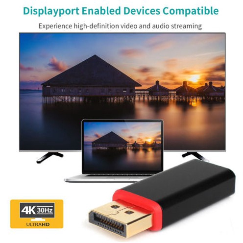 Cáp chuyển đổi DP HDMI 1080P Display Port to HDMI 4K | BigBuy360 - bigbuy360.vn