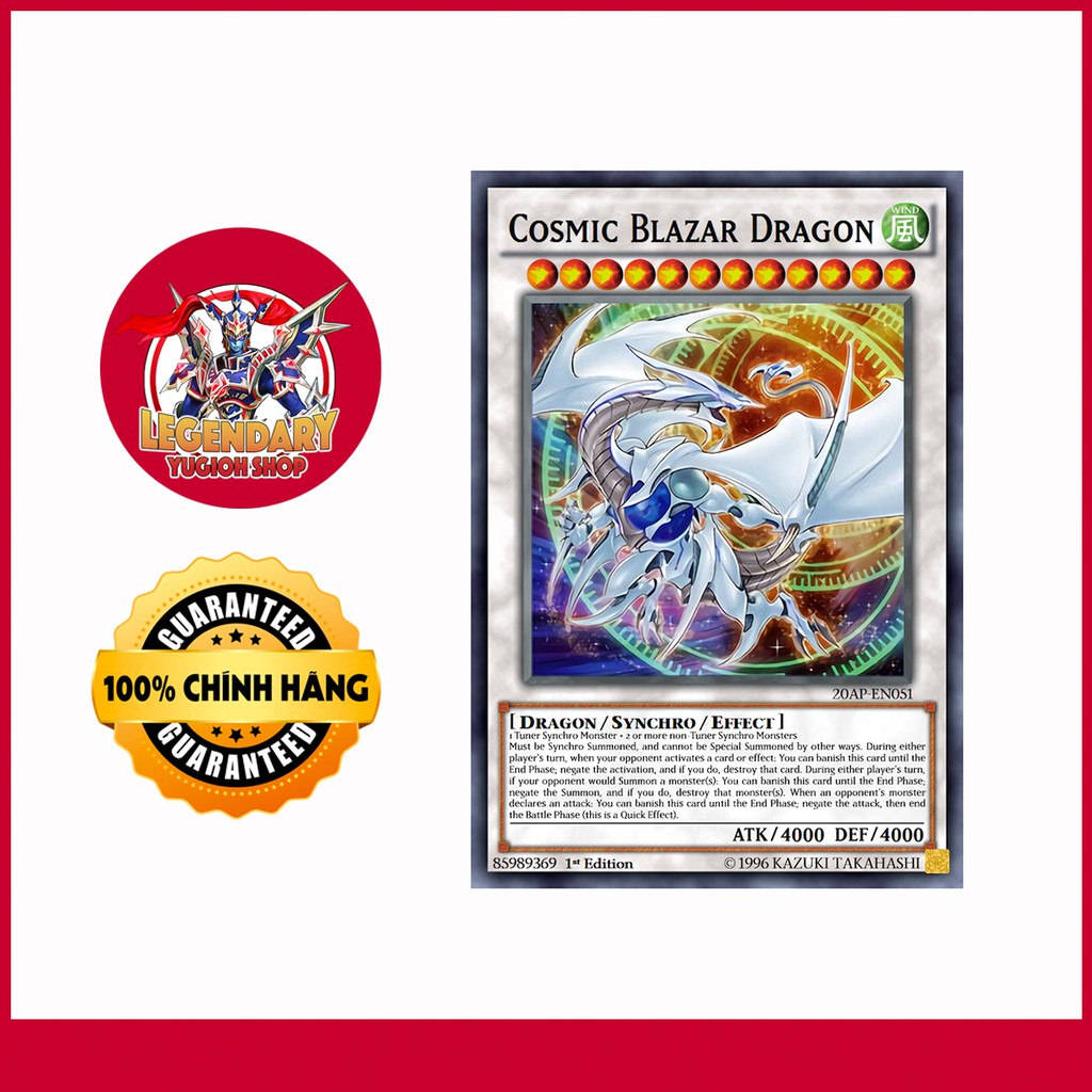 [EN-JP][Thẻ Bài Yugioh Chính Hãng] Cosmic Blazar Dragon