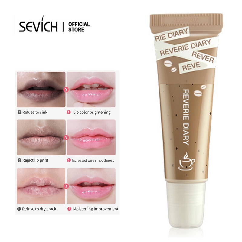 Tẩy tế bào chết cà phê giảm melanin dưỡng ẩm môi 15g