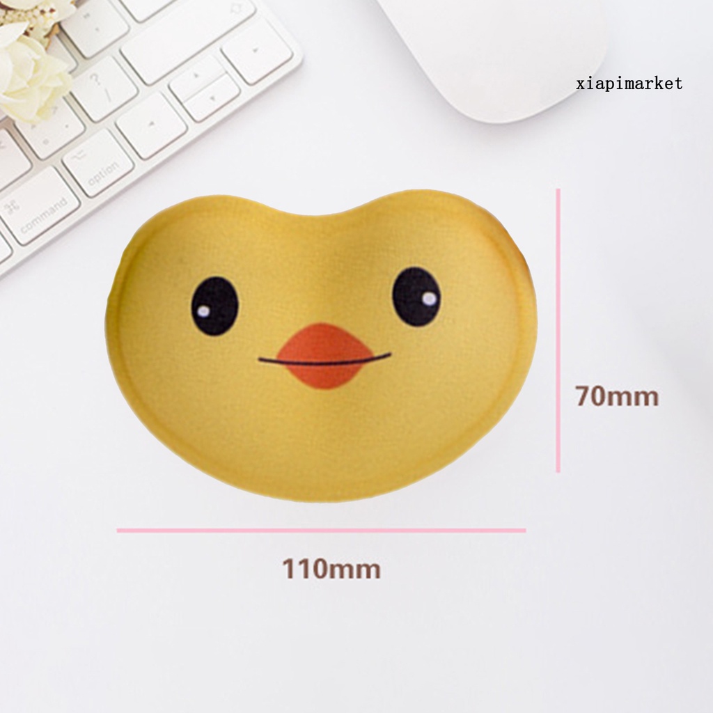 LOP_Universal Soft Cartoon Pattern Hearted-shaped Mouse Pad Wrist Rest Laptop Accessories for Office