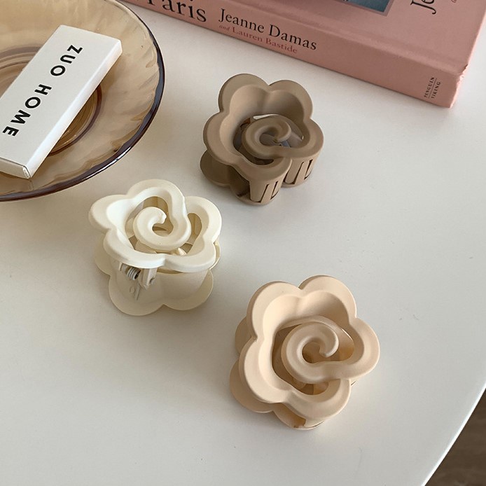 Kẹp Tóc Hình Hoa Trà Dễ Thương Phong Cách Hàn Quốc Cho Nữ