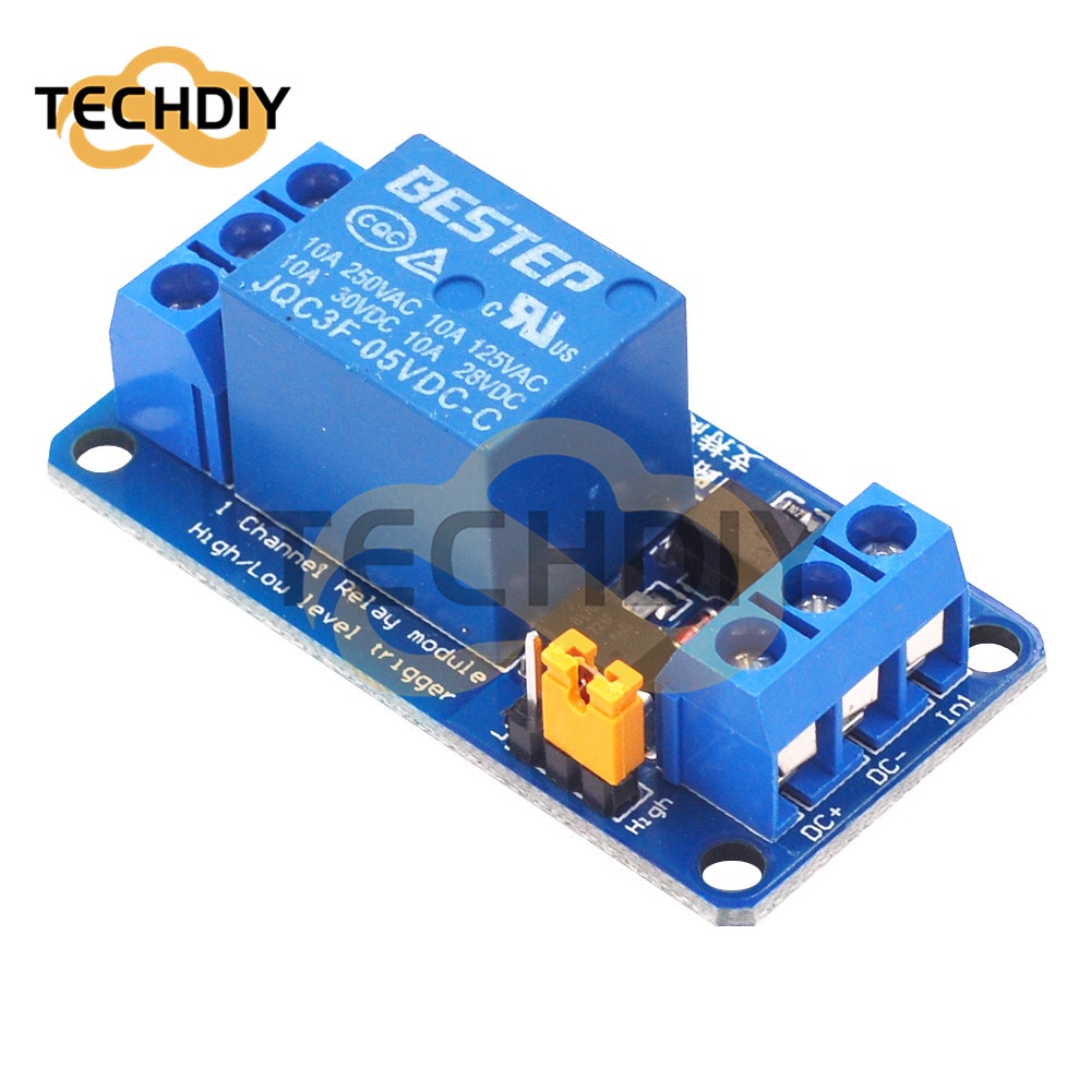 Mô Đun Rơ Le 5V 12V 24V 1 Kênh Chuyên Dụng Cho Arduino