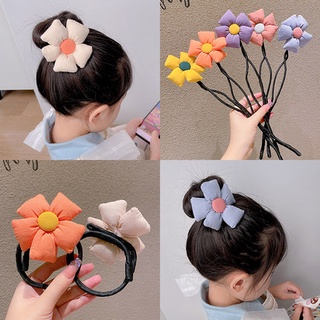 Phụ kiện cột tóc, búi tóc xinh xắn hình bông hoa cho bé gái