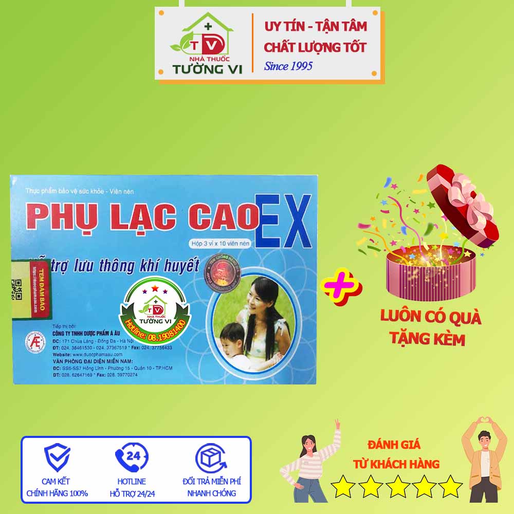 Phụ Lạc Cao EX – Hỗ trợ lưu thông khí huyết