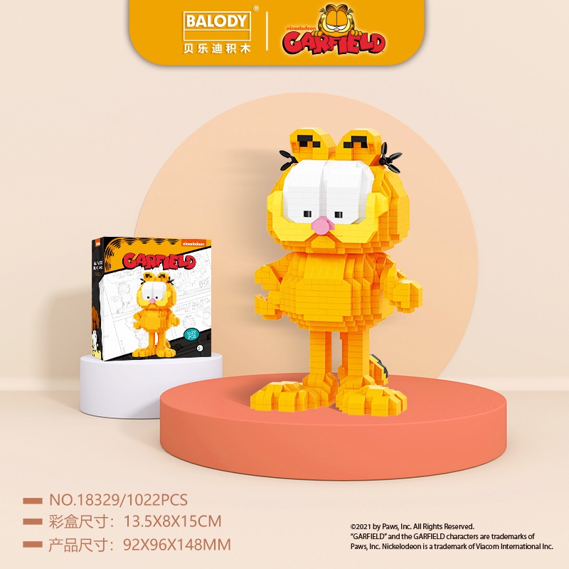 Mô Hình Đồ Chơi Nhân Vật Hoạt Hình Mèo garfield 18178