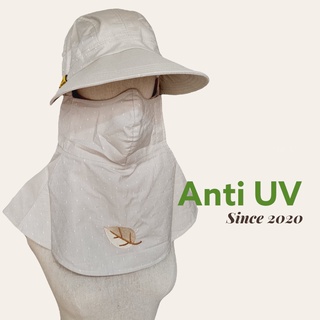Mũ chống nắng kèm khẩu trang Nón chống nắng kèm khẩu trang thêu lá Cao Cấp