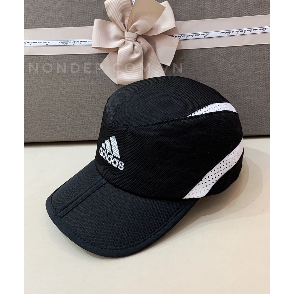 Nón kết Adidas dù mềm , lưỡi gập gọn, logo nổi cao cấp Nón free size