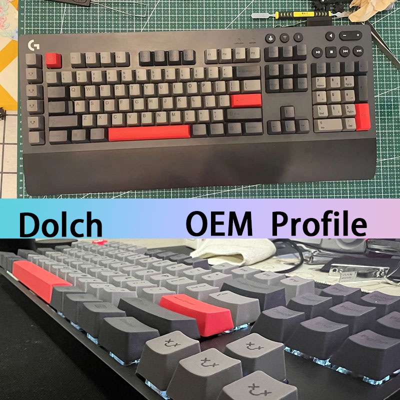 G610 Keycaps  PBT Material Dye-SUB   GPROX G512C Keycap DOLCH 9009