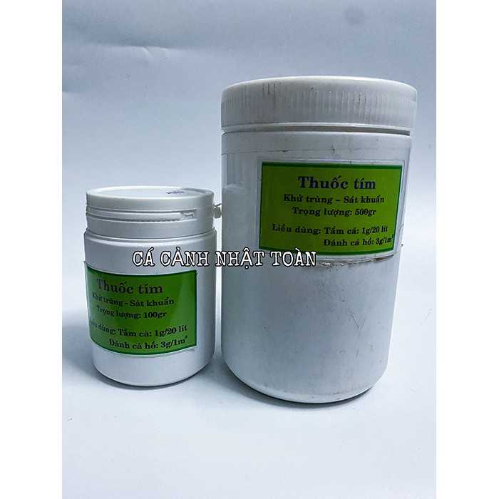 100G BỘT TÍM KHỬ TRÙNG SÁT KHUẨN HỒ CÁ