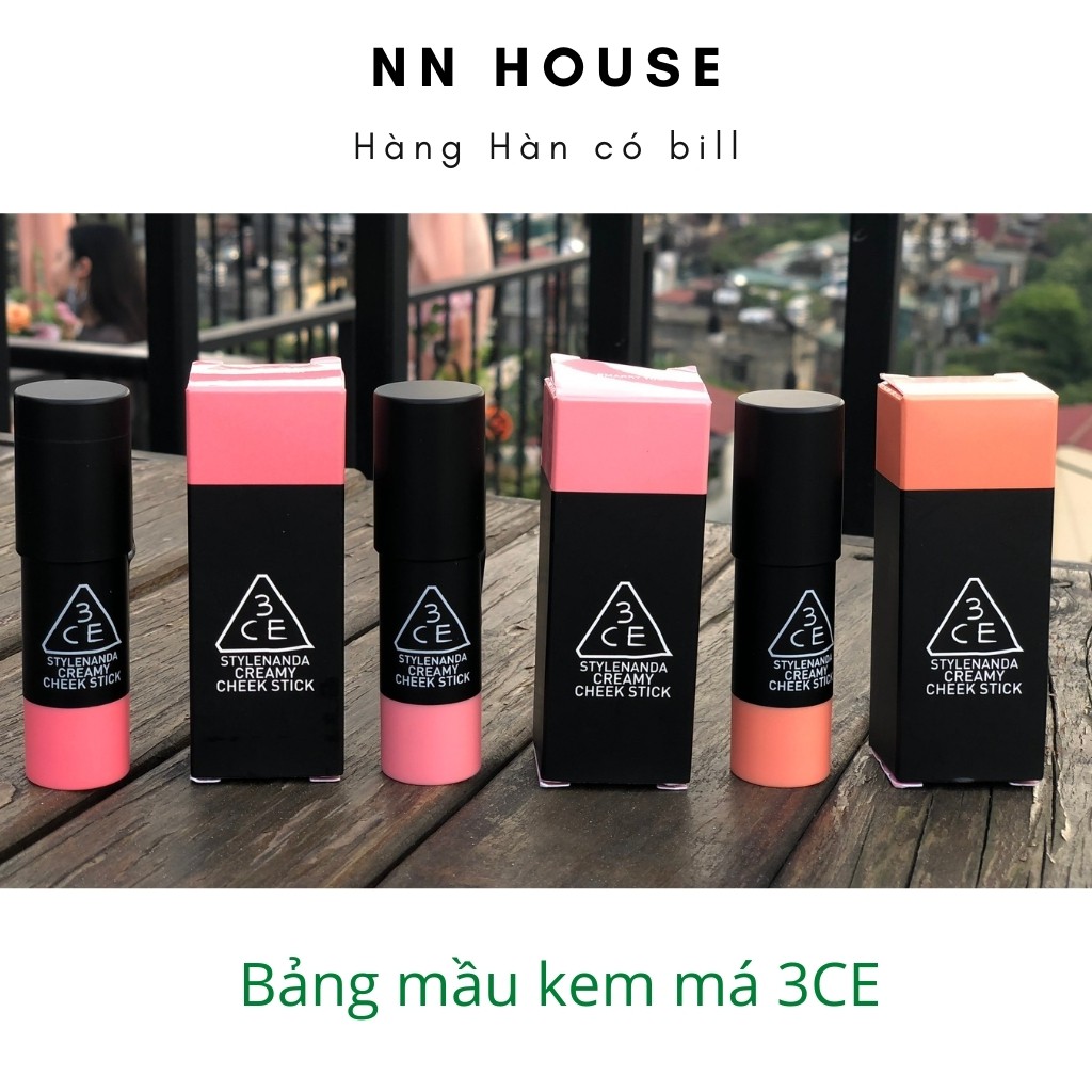 Phấn má hồng 3CE creamy cheek stick phấn má dạng kem - 3CE phấn má hồng dạng kem thỏi - NN HOUSE | BigBuy360 - bigbuy360.vn