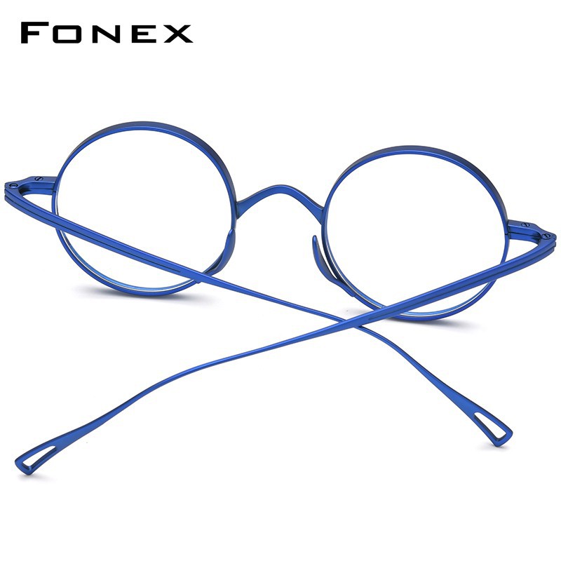 FONEX siêu nhẹ titanium tinh khiết mắt kính khung nam nghệ thuật cổ điển vòng khung khung có thể được trang bị với mức độ F85644 | BigBuy360 - bigbuy360.vn
