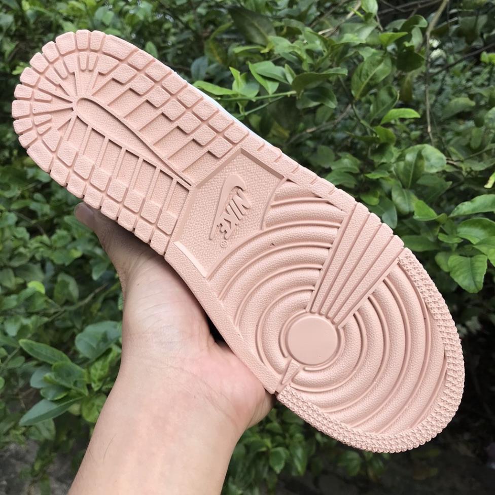 Giày thể thao Jordan guava ice cổ thấp, Giày air jordan hồng đen cổ thấp nữ đầy đủ hộp bil hàng cao cấp