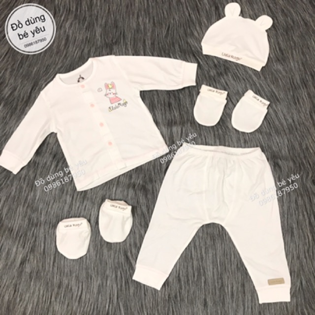 Bộ sơ sinh Uala petit [ babyboo]