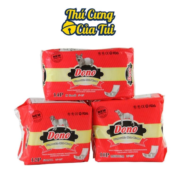 Lẻ Bỉm Cho Chó Đực - Tã Quấn Bụng Dono Disposale Diapers - Tả Lót Siêu Thấm Hút - Thú cưng của tui