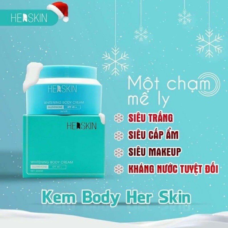 (HÀNG MỚI CHÍNH HÃNG) KEM DƯỠNG TRẮNG DA BODY HERSKIN