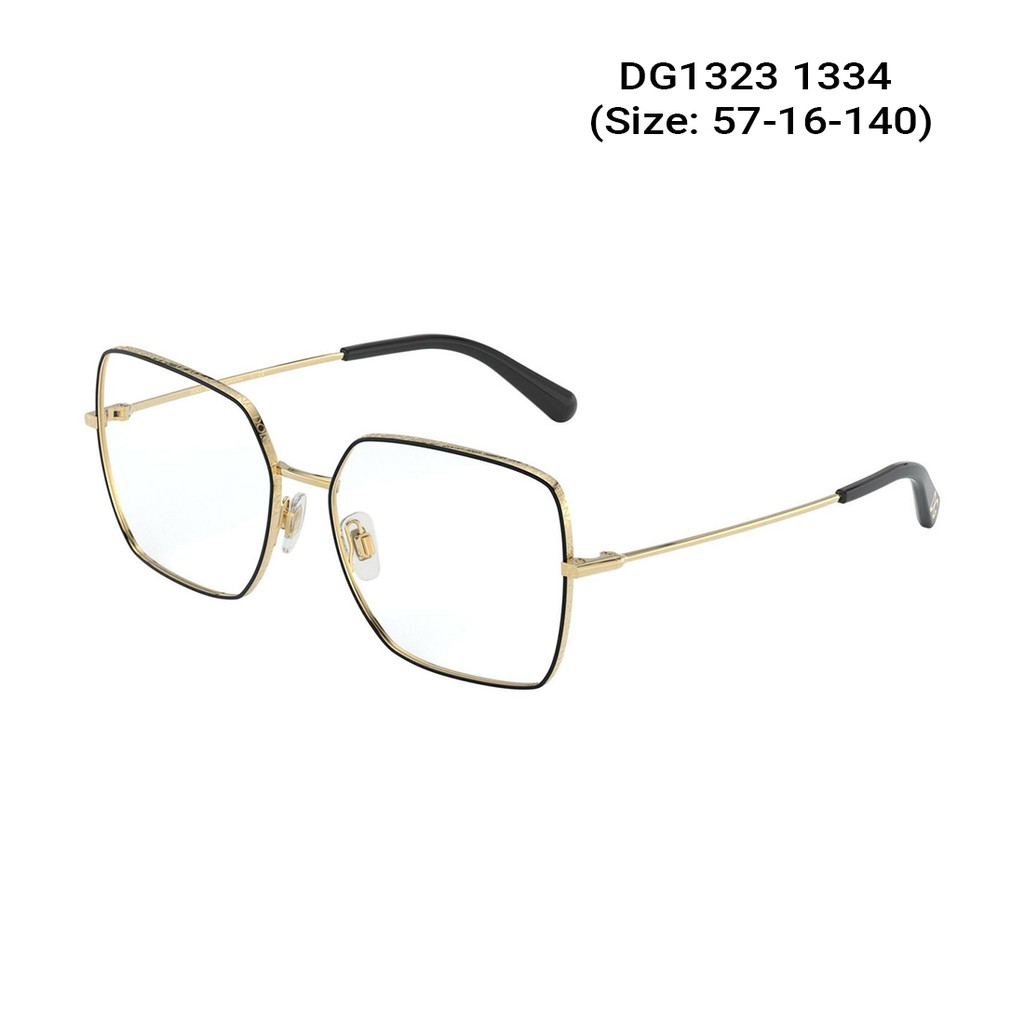 Gọng kính nam nữ chính hãng Dolce &amp; Gabbana DG1323 màu sắc thời trang, thiết kế dễ đeo bảo vệ mắt