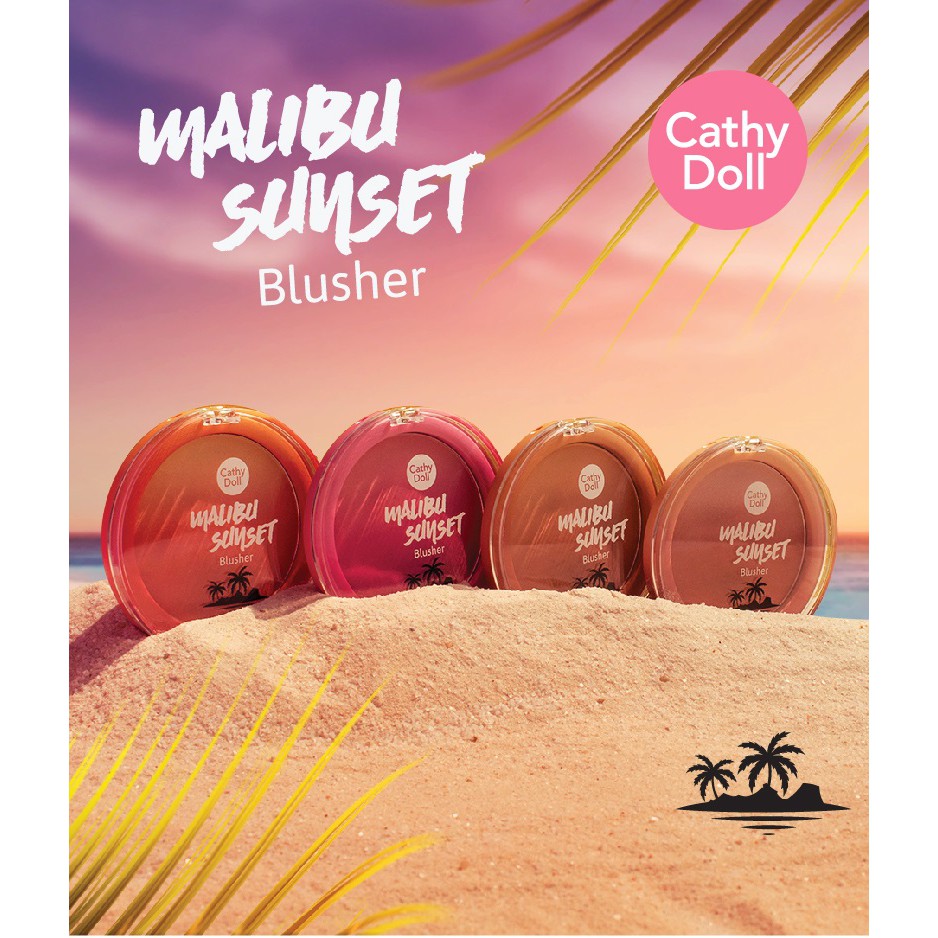 Phấn má hồng Cathy Doll Malibu Sunset Blusher 7g