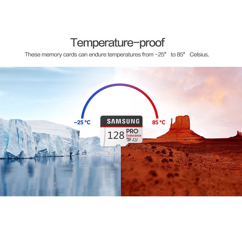 SAMSUNG Thẻ Nhớ MicroSD PRO 16GB 32G 100MB / s 128GB 256GB 512GB 1024GB SDHC C10 TF UHS-I 64GB