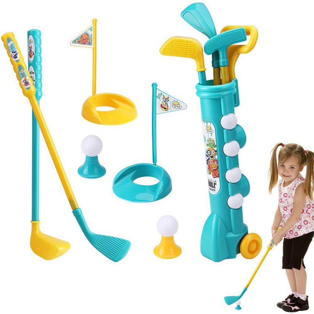 Bộ Gậy Đánh Golf Bằng Nhựa Mini Nhiều Màu Vui Nhộn Cho Bé