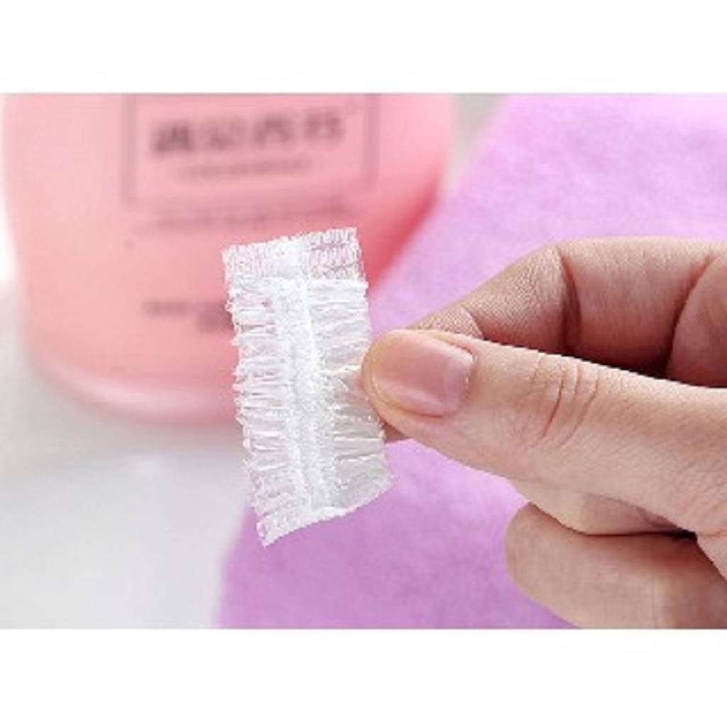 Bịch 100 cái bao trùm vành tai chống nước khi tắm hoặc làm tóc, nhuộm tóc - PK86