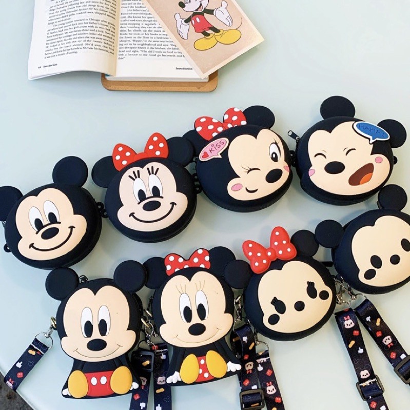 [Mã FAMAYWA2 giảm 10k đơn từ 50k] Túi đeo chéo Mickey cho mẹ và bé cực kì đáng yêu TX32 - Hàng HF